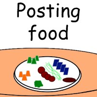 Posting food